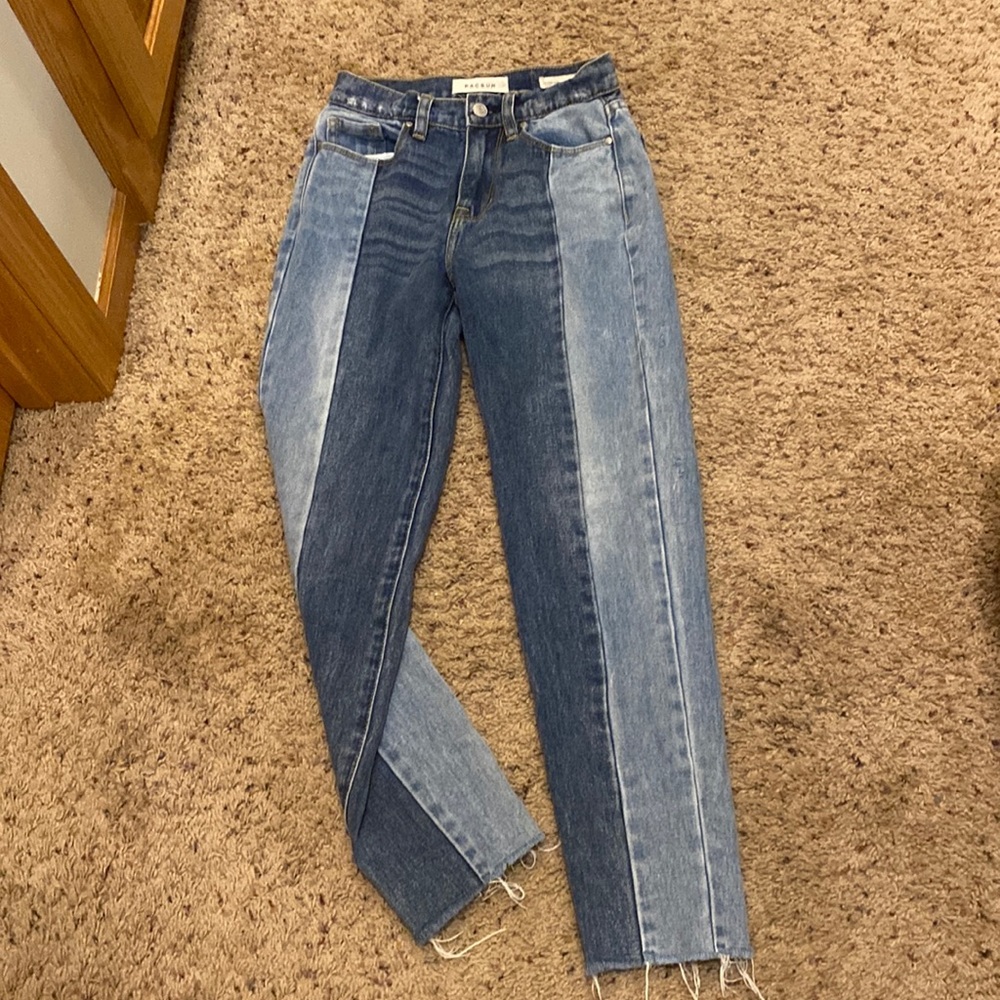 Jeans from pacsun light and dark blue denim